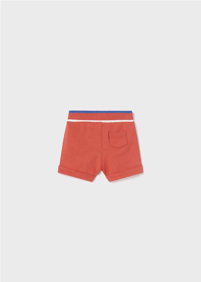PANTALON CORTO FELPA NARANJA - Imagen 2