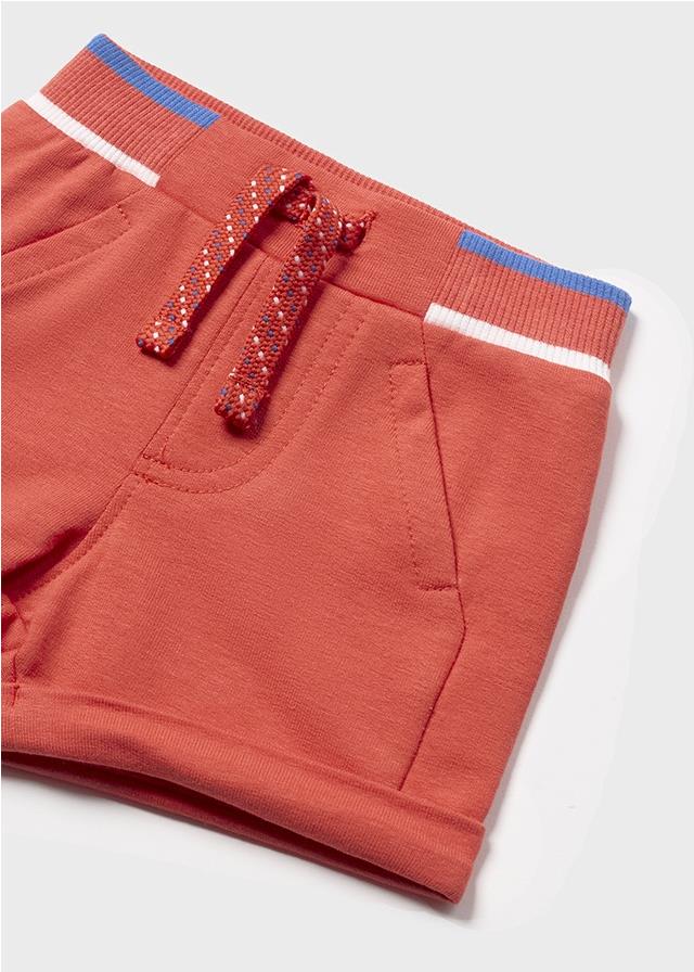 PANTALON CORTO FELPA NARANJA - Imagen 3